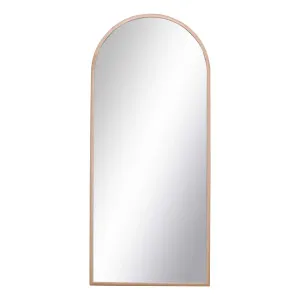 Arched Oak Leaner Mirror 80x180cm in Natural by OzDesignFurniture, a Mirrors for sale on Style Sourcebook
