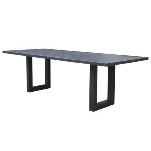 London Dining Table - 2m Black by CAFE Lighting & Living, a Dining Tables for sale on Style Sourcebook