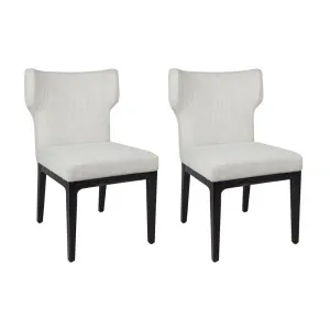 Ashton Black Dining Chair Set of 2 - Natural by CAFE Lighting & Living, a Dining Chairs for sale on Style Sourcebook