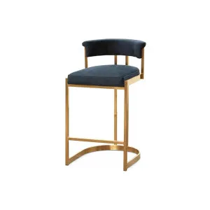 Aston Gold Bar Stool - Indigo by Calibre Furniture, a Bar Stools for sale on Style Sourcebook