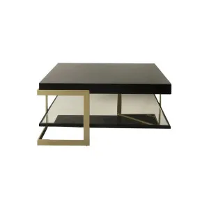 Manhattan Gold Coffee Table - Glass Top by Gallery Direct, a Coffee Table for sale on Style Sourcebook