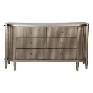 Arienne 6-Drawer Antique Gold Chest by CAFE Lighting & Living, a Cabinets, Chests for sale on Style Sourcebook