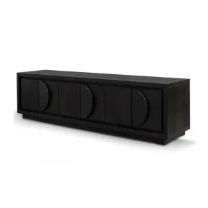 Barbados TV Unit - Textured Espresso Black by Calibre Furniture, a Entertainment Units & TV Stands for sale on Style Sourcebook