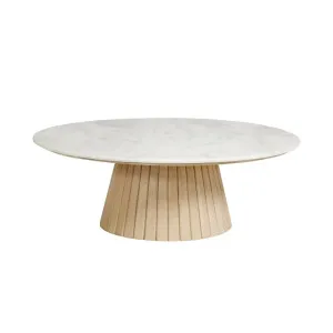 Milson Round Coffee Table - Marble by Canvas and Sasson, a Coffee Table for sale on Style Sourcebook