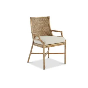 Cayman Rattan Dining Chair - Mud Grey by Wisteria, a Dining Chairs for sale on Style Sourcebook