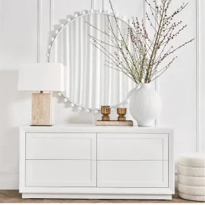 Bayview Oak Chest - White by CAFE Lighting & Living, a Cabinets, Chests for sale on Style Sourcebook