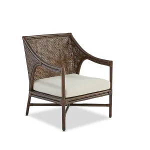 Raffles Rattan Lounge Chair - Coffee Bean by Wisteria, a Chairs for sale on Style Sourcebook