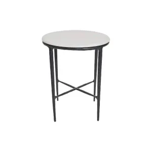 Heston Marble Side Table - Black by CAFE Lighting & Living, a Side Table for sale on Style Sourcebook