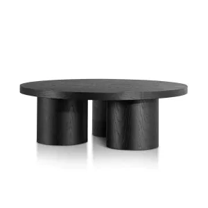 Sienna Round Black Coffee Table by Calibre Furniture, a Coffee Table for sale on Style Sourcebook