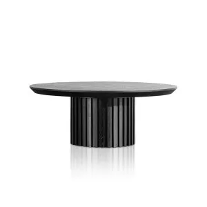 Hunter Round Coffee Table - Black by Calibre Furniture, a Coffee Table for sale on Style Sourcebook