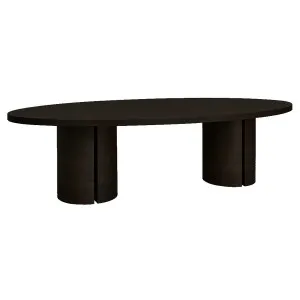 Sinclair Oval Dining Table 2.7m - Black by Future Classics, a Dining Tables for sale on Style Sourcebook