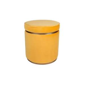 Totti Storage Stool - Yellow by CAFE Lighting & Living, a Ottomans for sale on Style Sourcebook