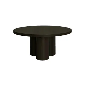 Julian Black Round Dining Table 1.5m by Future Classics, a Dining Tables for sale on Style Sourcebook