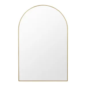 Ex Display - Bjorn Arch Oversized Mirror - Brass by Interior Secrets - AfterPay Available by Interior Secrets, a Mirrors for sale on Style Sourcebook