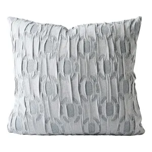 Synda Feather Fill Cushion 50x50cm in Blue by OzDesignFurniture, a Cushions, Decorative Pillows for sale on Style Sourcebook