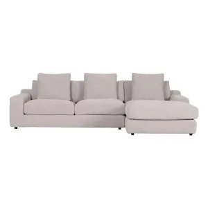 Raven 3 Seater Sofa + Chaise RHF in Optic Cobblestone by OzDesignFurniture, a Sofas for sale on Style Sourcebook