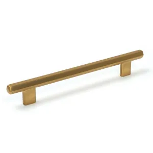 Momo Hendrix 160mm Bar Pull in Brushed Satin Brass by Momo Handles, a Cabinet Hardware for sale on Style Sourcebook