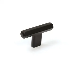 Momo Hendrix T Knob in Matt Black by Momo Handles, a Cabinet Hardware for sale on Style Sourcebook