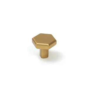 Momo Hendrix Knob in Brushed Satin Brass by Momo Handles, a Cabinet Hardware for sale on Style Sourcebook