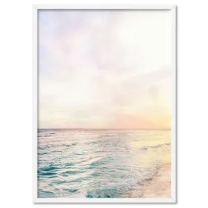 Pastel Bohemian Ocean Views - Art Print by Print and Proper, a Prints for sale on Style Sourcebook