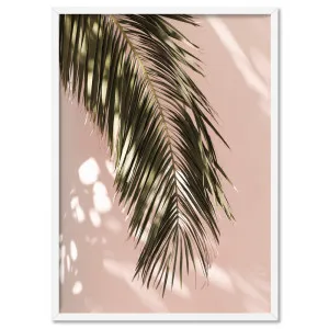 Desert Palm Frond in Afternoon Light - Art Print by Print and Proper, a Prints for sale on Style Sourcebook