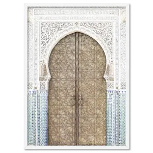 Golden Doorway Morocco - Art Print by Print and Proper, a Prints for sale on Style Sourcebook