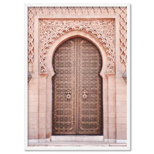 Moroccan Doorway in Blush - Art Print by Print and Proper, a Prints for sale on Style Sourcebook