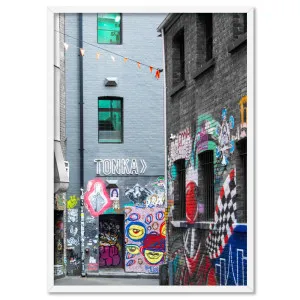Melbourne Street Art / Hosier Lane TONKA - Art Print by Print and Proper, a Prints for sale on Style Sourcebook