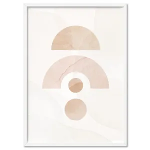 Boho Aquarelle Geo III - Art Print by Print and Proper, a Prints for sale on Style Sourcebook