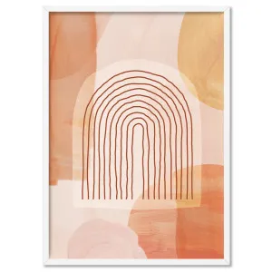 Boho Abstracts | Terra Arches I - Art Print by Print and Proper, a Prints for sale on Style Sourcebook