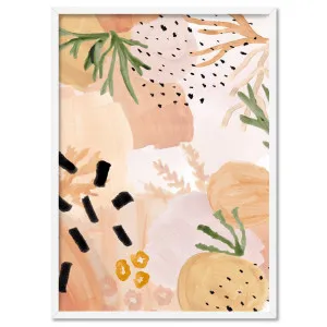 Garden of Earthly Delights | Peach III - Art Print by Print and Proper, a Prints for sale on Style Sourcebook