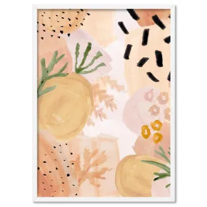 Garden of Earthly Delights | Peach IV - Art Print by Print and Proper, a Prints for sale on Style Sourcebook