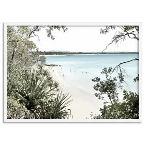 Noosa Coastal Beach View - Art Print by Print and Proper, a Prints for sale on Style Sourcebook