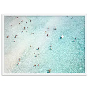 Aerial Summer Beach I - Art Print by Print and Proper, a Prints for sale on Style Sourcebook