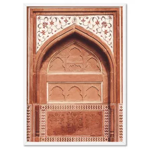 Burnt Orange Arch Old Jaipur - Art Print by Print and Proper, a Prints for sale on Style Sourcebook