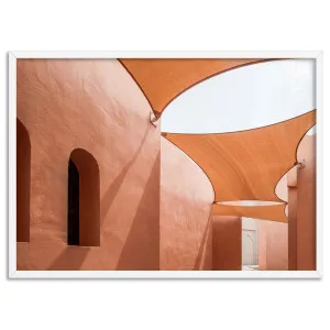 Terracotta Hideaway in Morocco - Art Print by Print and Proper, a Prints for sale on Style Sourcebook