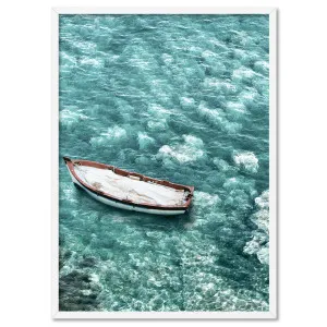 Capri Island Boat I - Art Print by Print and Proper, a Prints for sale on Style Sourcebook
