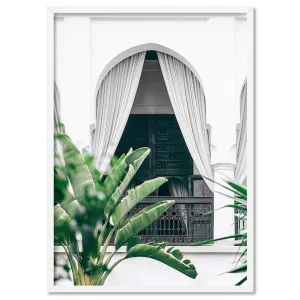 Arched Balcony View Morocco - Art Print by Print and Proper, a Prints for sale on Style Sourcebook
