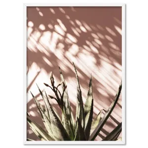 Aloe Succulent in Afternoon Light - Art Print by Print and Proper, a Prints for sale on Style Sourcebook