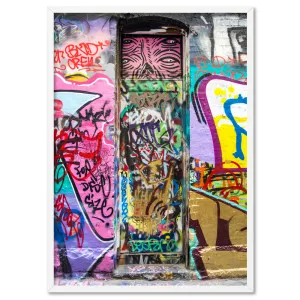 Melbourne Street Art / Hosier Lane Door II - Art Print by Print and Proper, a Prints for sale on Style Sourcebook