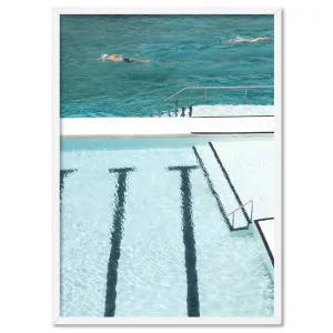 Bondi Icebergs Pool X - Art Print by Print and Proper, a Prints for sale on Style Sourcebook