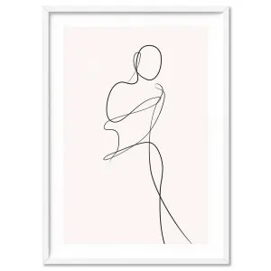 Female Pose Line Art II - Art Print by Print and Proper, a Prints for sale on Style Sourcebook