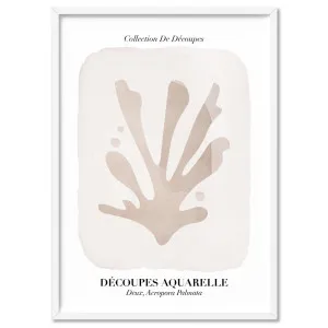 Decoupes Aquarelle IV - Art Print by Print and Proper, a Prints for sale on Style Sourcebook