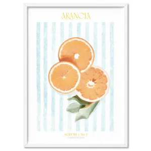 Agrumi No 1 | Orange - Art Print by Vanessa by Print and Proper, a Prints for sale on Style Sourcebook