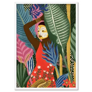 Into the Jungle Illustration - Art Print by Maja Tomljanovic by Print and Proper, a Prints for sale on Style Sourcebook