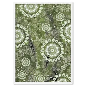 Canobie Winter in Sage Green - Art Print by Leah Cummins by Print and Proper, a Prints for sale on Style Sourcebook