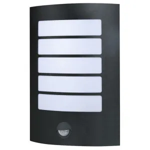 Stark IP44 Exterior Up / Down LED Wall Light with Sensor, Black by Vencha Lighting, a Outdoor Lighting for sale on Style Sourcebook