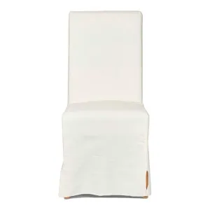 Ville Linen Slip Cover Dining Chair, White by Florabelle, a Dining Chairs for sale on Style Sourcebook