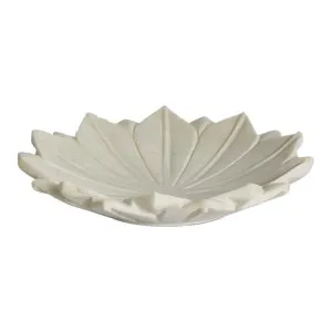 Perin Marble Shallow Bowl, Medium, White by Florabelle, a Decorative Plates & Bowls for sale on Style Sourcebook