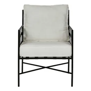 Sheffield Iron Outdoor Lounge Chair by Florabelle, a Outdoor Chairs for sale on Style Sourcebook
